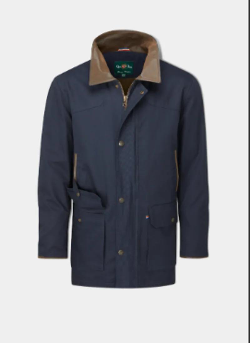 Alan Paine Kexby Waterproof Coat Navy KEXGCOT 